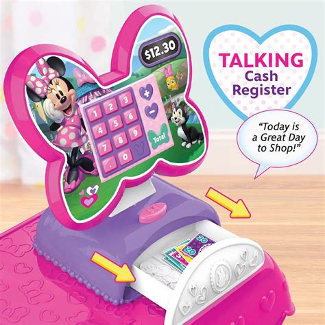 Disney Junior Minnie Mouse Marvelous Market Pretend Play Cash Register