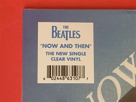 THE BEATLES " NOW AND THEN " 1 SINGLE 7". CLEAR VINYL - Online record ...