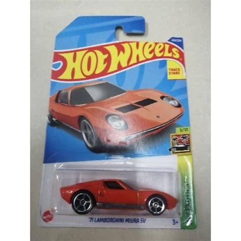 Hot Wheels 71 Lamborghini Miura Sv Shopee Malaysia