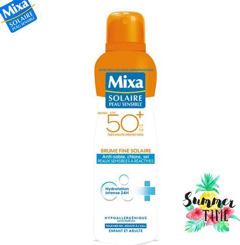 Mixa Solaire Sensitive Zonnebrandspray SPF 50 200 Ml 3600550947373