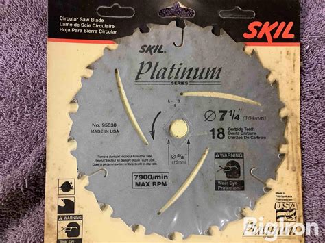 Skil Craftsman Circular Saw Blades Bigiron Auctions