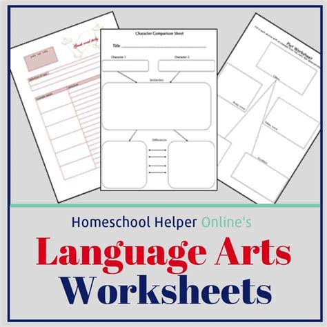 Language Arts Worksheets - Homeschool Helper Online