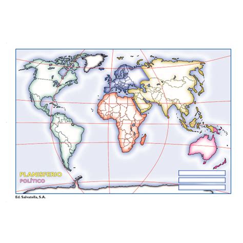 Em Geral Foto Mapa Planisferio Politico N Para Imprimir
