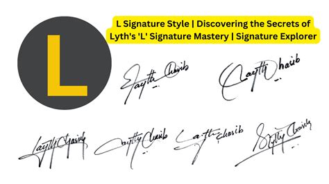 Letter L Signature Idea's | Signature ideas, Lettering, Cool signature ...