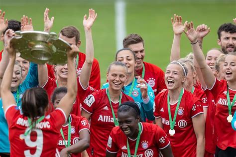 Bayern Munich Celebrates Frauen For League Championship Bavarian Football Works