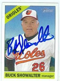 Buck Showalter autographed Baseball Card (Baltimore Orioles Manager ...