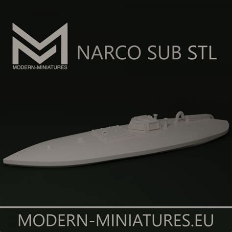 3D Printable Narco Sub LPV by Modern-Miniatures.eu