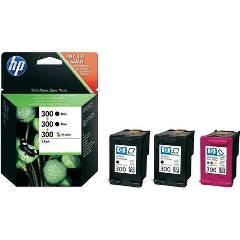 Original HP 300 Black Colour Combo Pack Ink Cartridges CN637EE HP