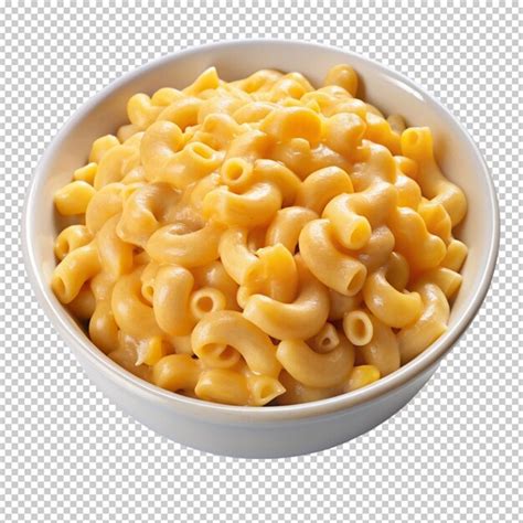 Macaroni And Cheese On Transparent Background Premium Ai Generated Psd