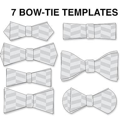 Printable Mens Bow Tie Pattern