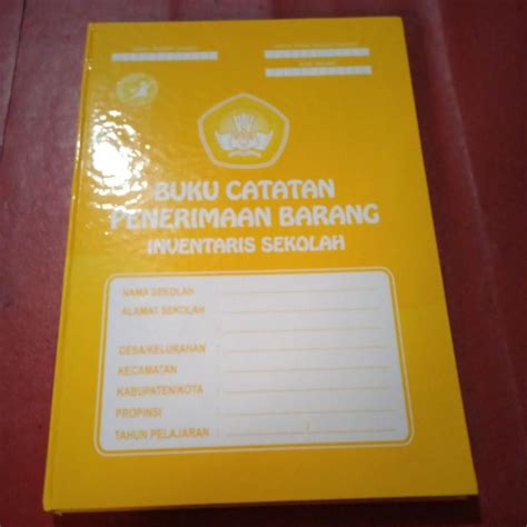 Jual Buku Catatan Penerimaan Barang Inventaris Shopee Indonesia