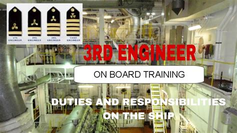 3RD ENGINEER DUTIES AND RESPONSIBILITIES ON THE SHIP YouTube