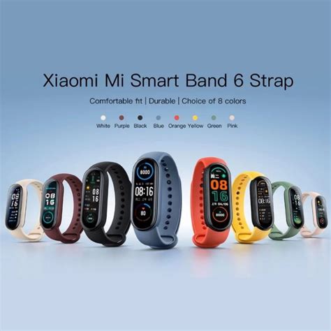 Dây đeo Hot Trend Cho đồng Hồ Thông Minh Xiaomi Mi Band 6 Dây Mi Band