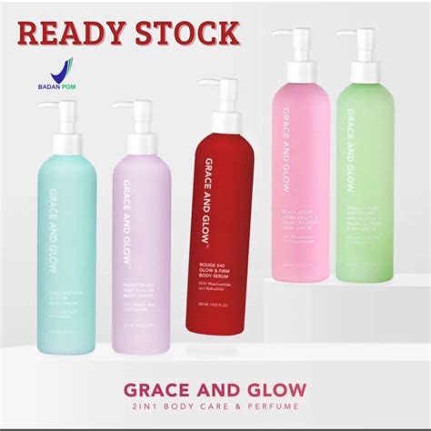 Jual Grace And Glow Body Serum 300 Ml Shopee Indonesia