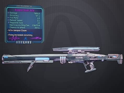 Image Lv62 Diamond Sniper Rifle  Borderlands Wiki Fandom Powered By Wikia