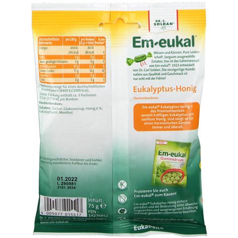 Em Eukal Eukalyptus Honig 75 G Shop Apotheke