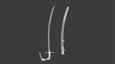 Mameluke Sword - 3D Model by frezzy