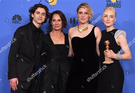 Timothee Chalamet Laurie Metcalf Greta Gerwig Editorial Stock Photo ...