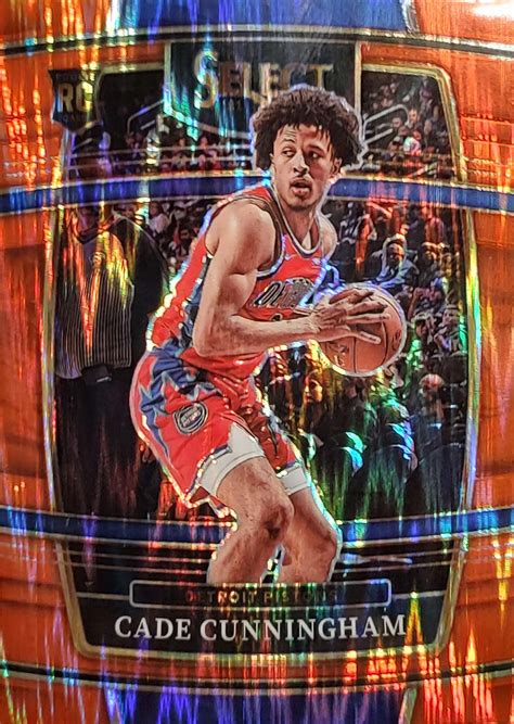 Nba Panini Select Single Card Orange Flash Prizm Cade