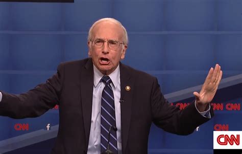 Video Larry David Hilariously Impersonates Bernie Sanders On SNL