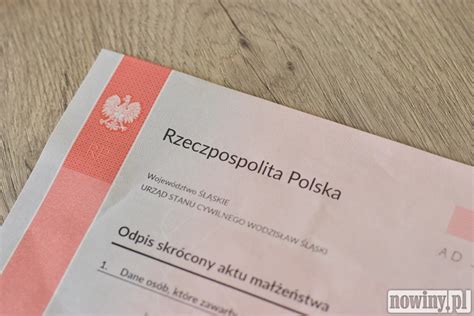 Odpis Aktu Małżeństwa I Aktu Urodzenia Załatwisz Przez Internet