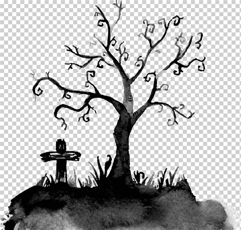 Dibujo Del Cementerio Cementerio De Halloween Diverso Feliz