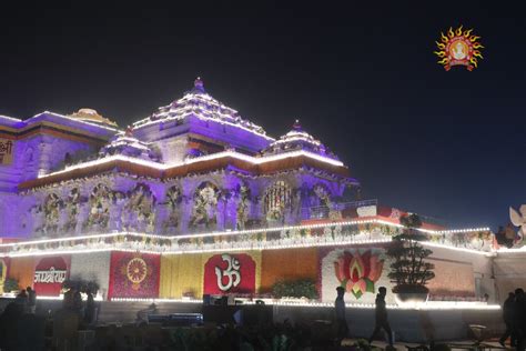 Inauguration Tomorrow Heres How The Ayodhya Ram Temple Is Decorated