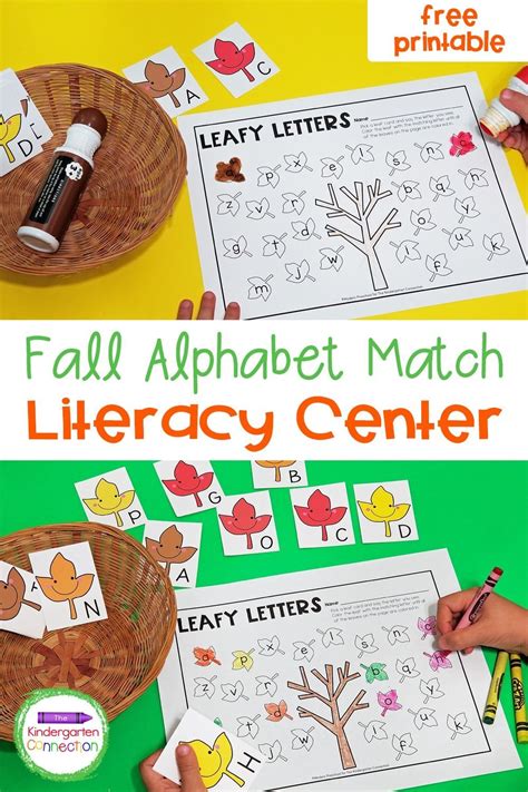 Fall Leaf Letter Match Artofit