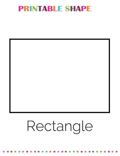 Printable Rectangle Shape Coloring Pages For Preschoolers