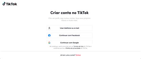 Como Criar Uma Conta No Tiktok Computador Ou Celular Como Criar