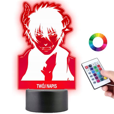 Lampka Na Biurko Statuetka Led Anime Sadao Maou Hataraku Maou Sama