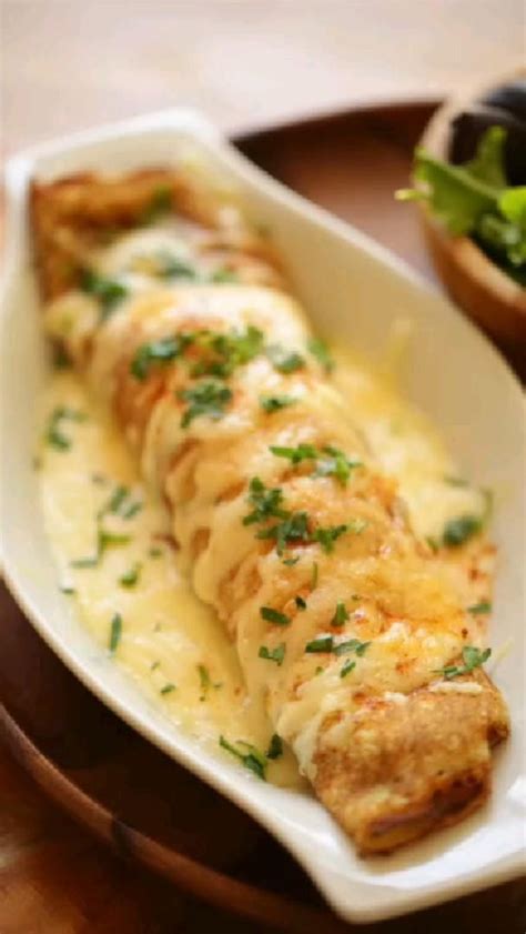 Chicken & Mushroom Crepes | Chicken recipes, Chicken and mushroom crepe ...