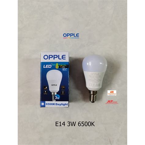 Opple หลอด Led 3w ขั้ว E14 แสงขาว 6500k Daylight Shopee Thailand