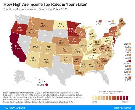 2019 State Individual Income Tax Rates And Brackets Tax Foundation Hot Sex Picture