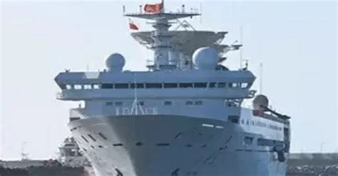 Chinese Spy Ship Know About Chinese Satellite And Ballistic Missile Tracker Ship Yuan Wang 5 Smb