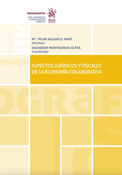 Libro Aspectos jurídicos y fiscales de la economía colaborativa