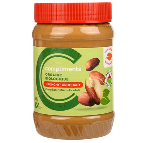 Organic Crunchy Peanut Butter G Compliments Ca