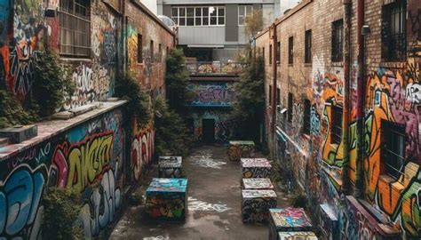 Graffiti Building Stock Photos, Images and Backgrounds for Free Download