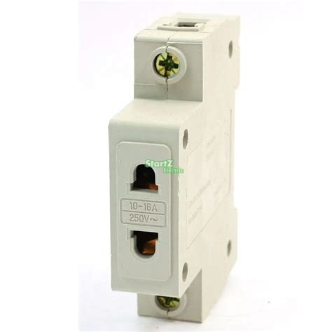 EU US 2 Pin Plug 250VAC 10 16A DIN Rail Mount AC30 Modular Power Socket