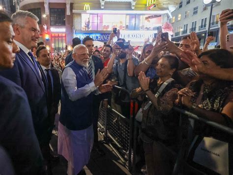 Pm Modi Lands In Austria First By Indian Pm In Over Years After