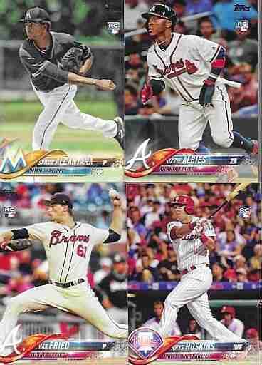 Sportlots Auctions 2018 Topps Baseball Set W DEVERS TROUT JUDGE OHTANI RC