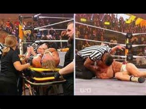 Wwe Ilja Dragunov Horror Injury Ridge Holland Dragunov Serious Injury