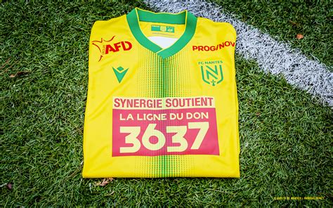 FC Nantes Synergie x FC Nantes Un maillot spécial grâce à Synergie