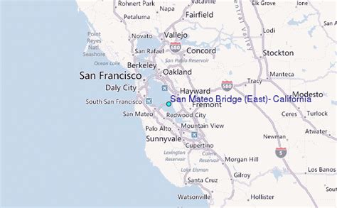 San Mateo Bridge East California Tide Station Location Guide