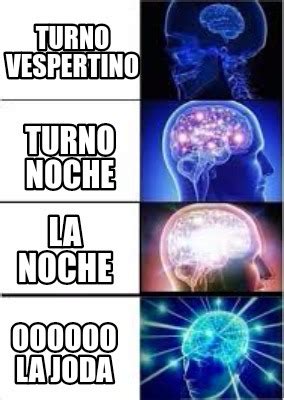 Meme Creator Funny Turno Vespertino OoooOo La Joda Turno Noche La