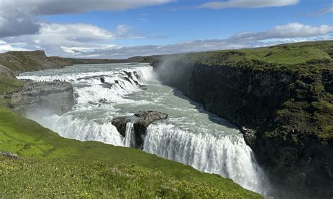 Gullfoss Giant Waterfall With Multiple Levels Iceland ⋆ The Passenger