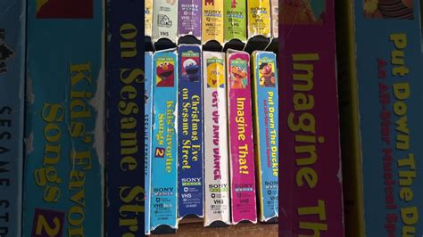 Sesame Street Vhs Collection Part Deux Lol Youtube