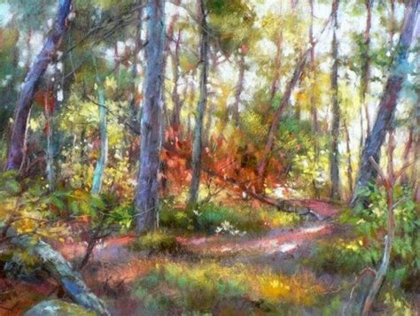 Promenade En Foret Peinture Par Claude Carvin Artmajeur Watercolor