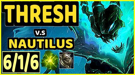 Klaj Thresh Vs Nautilus Kda Bottom Support Gameplay Euw