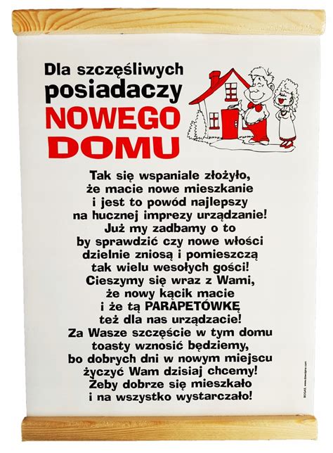 Dyplom Kartka Życzenia na NOWY DOM na PARAPETÓWKĘ 9529067849